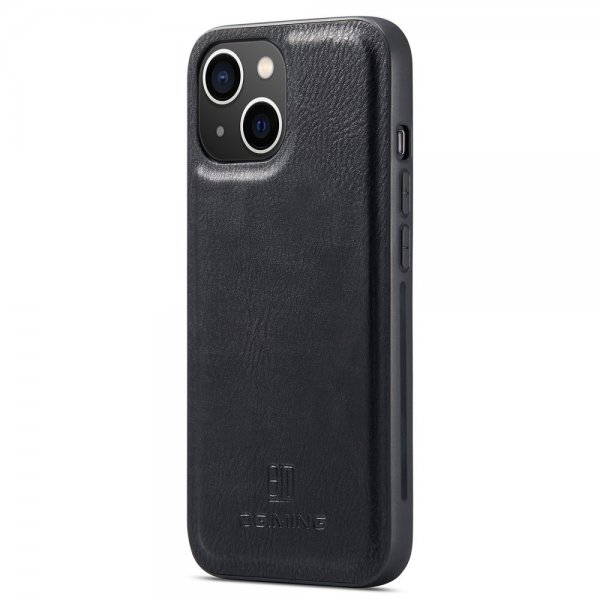 Dg.Ming iPhone 15 Plus -kotelo irrotettavalla kuorella, musta