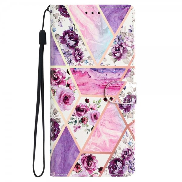 iPhone 15 Plus Suojakuori Violeteilla Kukilla