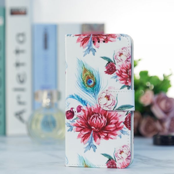 iPhone 15 Plus Suojakuori Punaiset Ruusut -kuvio