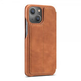 Lc.Imeeke iPhone 15 Plus -suojakotelo Retro Ruskea