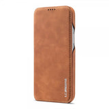 Lc.Imeeke iPhone 15 Plus -suojakotelo Retro Ruskea