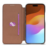 Lc.Imeeke iPhone 15 Plus Suojakotelo Retro Kahvi