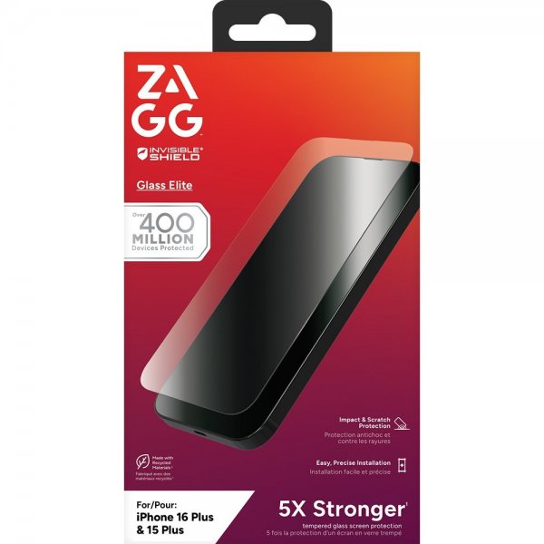 ZAGG InvisibleShield iPhone 15 Plus/iPhone 16 Plus Näytönsuoja Glass Elite
