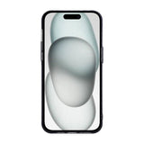 iPhone 15 Plus Suojakuori Hiilikuitukuviointi Violetti