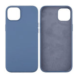 Rvelon iPhone 15 Plus silikonisuojakuori vaaleansininen