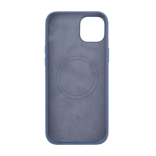 Rvelon iPhone 15 Plus -silikonikuori MagSafe, vaaleansininen