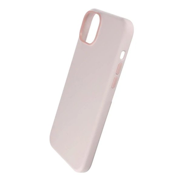 Rvelon iPhone 15 Plus Kuori Silikoni MagSafe Vaaleanpunainen