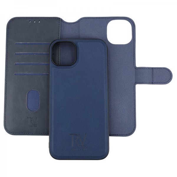 Rvelon iPhone 15 Plus Kotelo Magneettinen Irrotettava Kuori Sininen