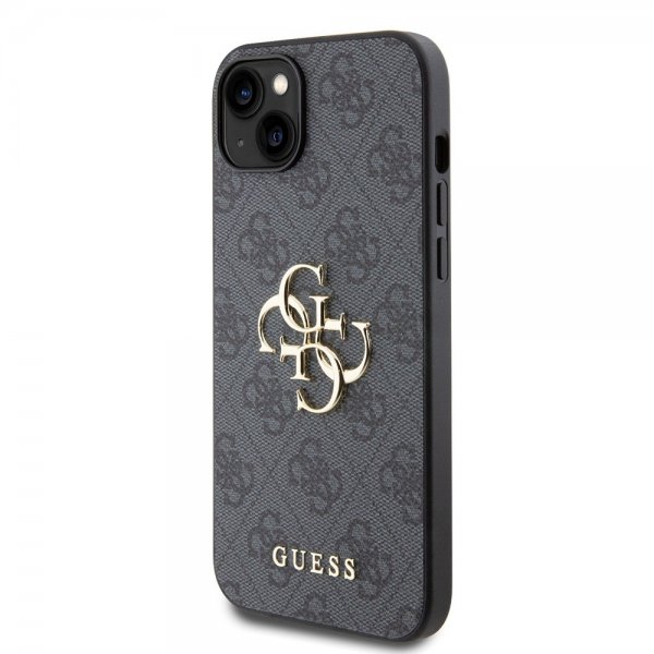 Guess iPhone 15 Plus Kuori 4G Logo Harmaa