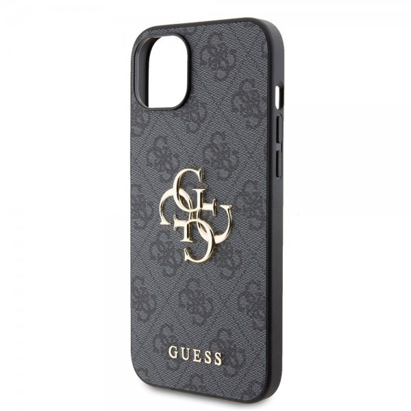 Guess iPhone 15 Plus Kuori 4G Logo Harmaa