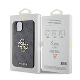 Guess iPhone 15 Plus Kuori 4G Logo Harmaa