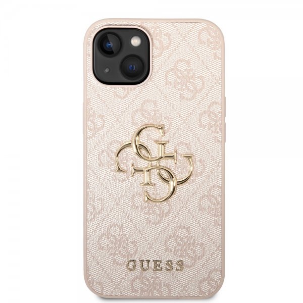 Guess iPhone 15 Plus Suojakuori 4G Logo Roosa