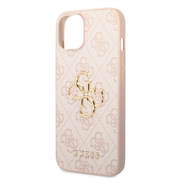 Guess iPhone 15 Plus Suojakuori 4G Logo Roosa