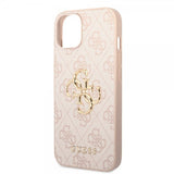 Guess iPhone 15 Plus Suojakuori 4G Logo Roosa