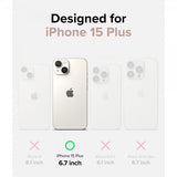 Ringke iPhone 15 Plus Suojakuori Air Glitter Clear