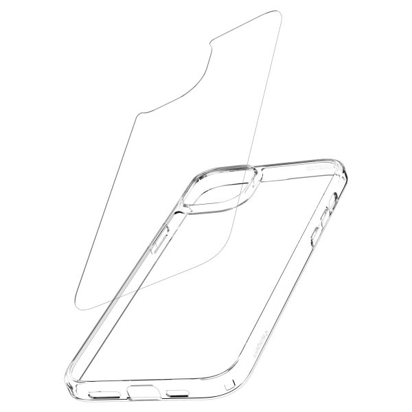 Spigen iPhone 15 Plus Suojakuori Air Skin Hybrid Crystal Clear