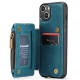 CaseMe iPhone 15 Plus Suojakuori C20-sarja Petrol