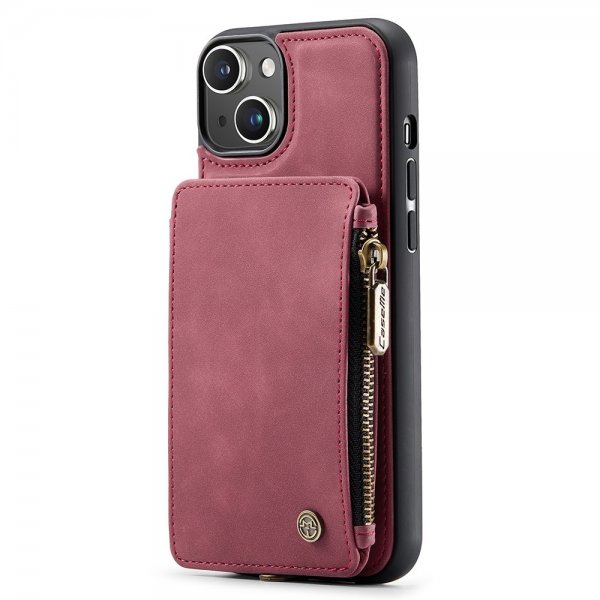 CaseMe iPhone 15 Plus C20 -sarjan kuori, punainen