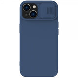 Nillkin iPhone 15 Plus Suojakuori CamShield Silky Sininen