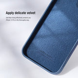Nillkin iPhone 15 Plus Suojakuori CamShield Silky Sininen