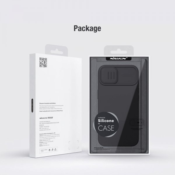 Nillkin iPhone 15 Plus Suojakuori CamShield Silky Sininen
