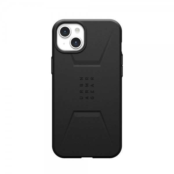 Urban Armor Gear (UAG) iPhone 15 Plus Suojakuori Civilian MagSafe Musta
