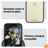 PanzerGlass iPhone 15 Plus -suojakuori ClearCase D3O, musta