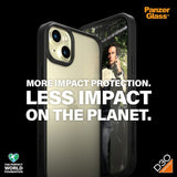 PanzerGlass iPhone 15 Plus -suojakuori ClearCase D3O, musta