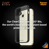 PanzerGlass iPhone 15 Plus -suojakuori ClearCase D3O, musta