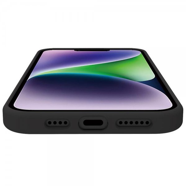 Celly iPhone 15 Plus -suojakuori CROMOMAG Musta