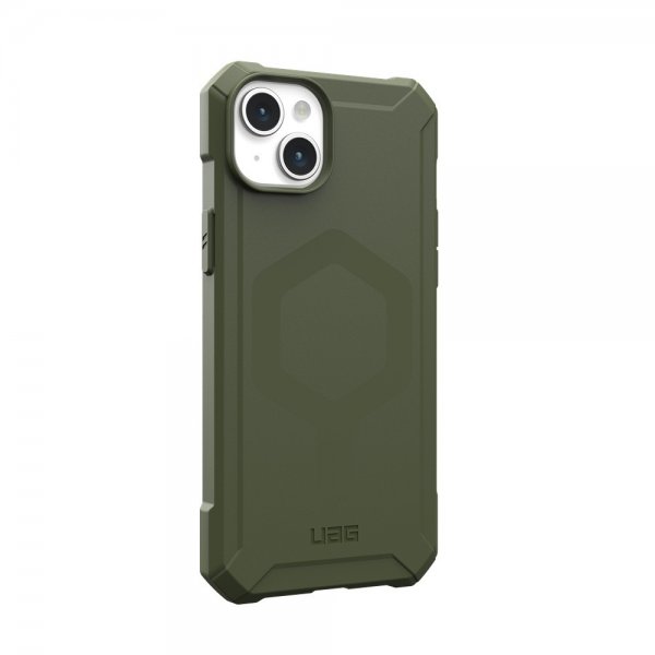 Urban Armor Gear (UAG) iPhone 15 Plus Essential Armor MagSafe -suojakuori, Olive Drab