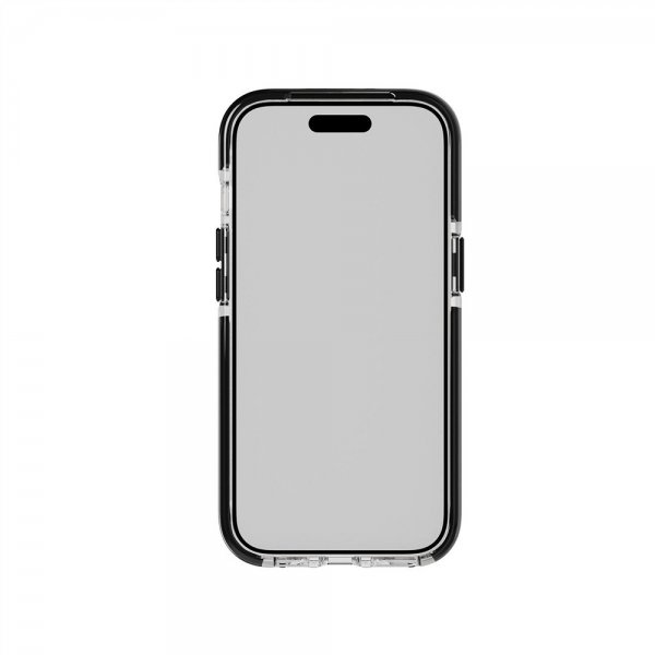 Tech21 iPhone 15 Plus -suojakuori Evo Crystal Kick MagSafe Clear/Black