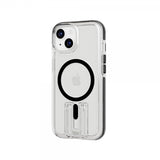 Tech21 iPhone 15 Plus -suojakuori Evo Crystal Kick MagSafe Clear/Black