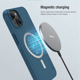 Nillkin iPhone 15 Plus Kuori Frosted Shield Pro MagSafe Musta
