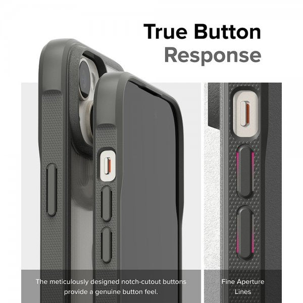 Ringke iPhone 15 Plus Suojakuori Fusion Bold Harmaa