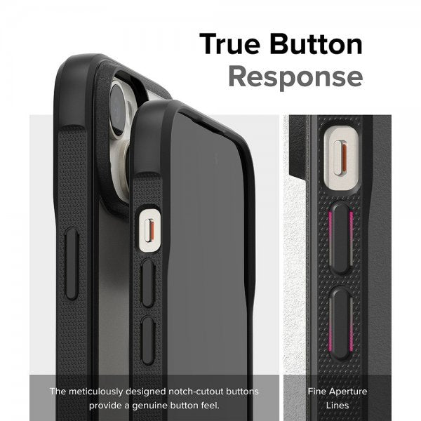 Ringke iPhone 15 Plus Suojakuori Fusion Bold Matte Black