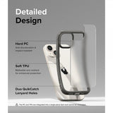 Ringke iPhone 15 Plus Suojakuori Fusion Bold Matta Harmaa