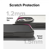 Ringke iPhone 15 Plus Suojakuori Fusion Bold Matta Harmaa