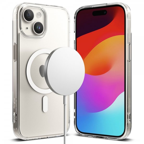 Ringke iPhone 15 Plus Suojakuori Fusion Magnetic Matte Clear