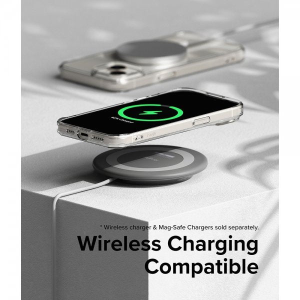 Ringke iPhone 15 Plus Suojakuori Fusion Magnetic Matte Clear