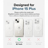 Ringke iPhone 15 Plus Suojakuori Fusion Magnetic Matte Clear