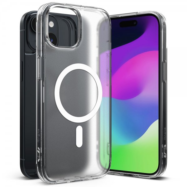 Ringke iPhone 15 Plus Suojakuori Fusion Magnetic Matte Clear