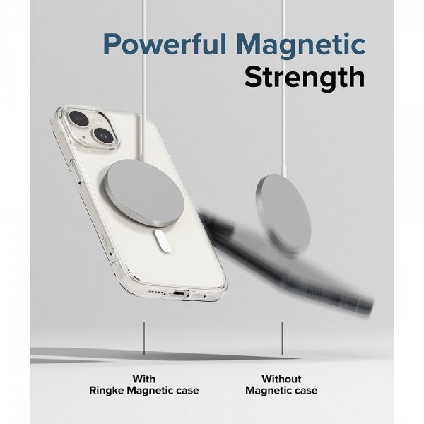 Ringke iPhone 15 Plus Suojakuori Fusion Magnetic Matte Clear