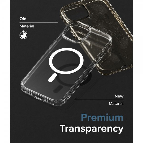 Ringke iPhone 15 Plus Suojakuori Fusion Magnetic Matte Clear