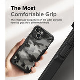 Ringke iPhone 15 Plus Suojakuori Fusion X Design Camo Black
