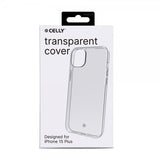 Celly iPhone 15 Plus -suojakuori GELSKIN Transparent