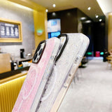 iPhone 15 Plus Suojakuori Kimaltava MagSafe Sininen