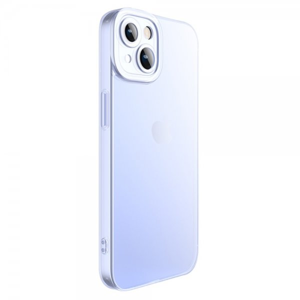 X-Level iPhone 15 Plus -kuori, karkaistu lasi, sininen