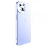 X-Level iPhone 15 Plus -kuori, karkaistu lasi, sininen