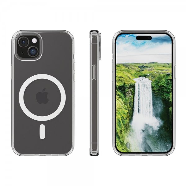 dbramante1928 iPhone 15 Plus Kuori Iceland Ultra D3O MagSafe Läpinäkyvä
